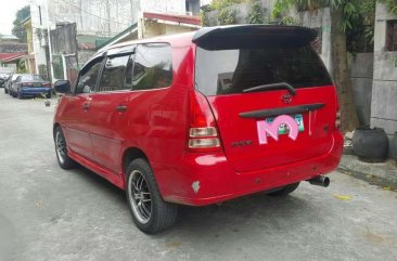 Toyota Innova V 2006 AT Diesel Red SUV For Sale 