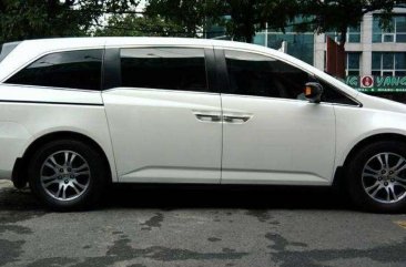 2014 Honda Odyssey Navi CVT AT White For Sale 