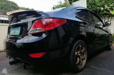 Hyundai Accent 2012 AT Black Sedan For Sale 