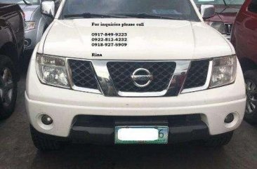 2010 Nissan Navara 4x4 Automatic White For Sale 