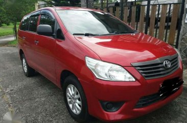 2012 Toyota Innova J Diesel MT Red For Sale 