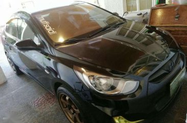 Hyundai Accent 2012 AT Black Sedan For Sale 