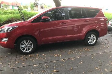 2017 Toyota Innova 2.8 E Variant Automatic Diesel Red for sale