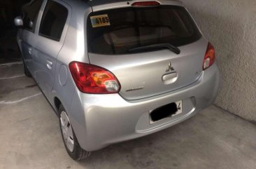 Mitsubishi Mirage 2014 Manual Silver HB For Sale 