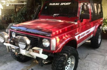 Suzuki Samurai 1.3L 4X4 MT 1993 Red For Sale 