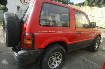 Mitsubishi Pajero 3-doors AT Red SUV For Sale 