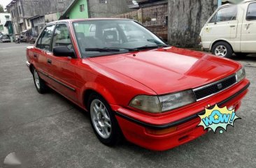 Toyota Corolla Smallbody MT Red Sedan For Sale 