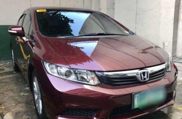 Honda Civic 2013 Automatic 1.8V Red For Sale 