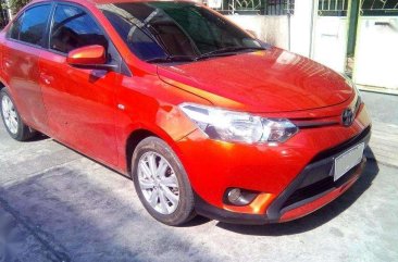 Toyota Vios-2015 E 1.3 MT Red Sedan For Sale 