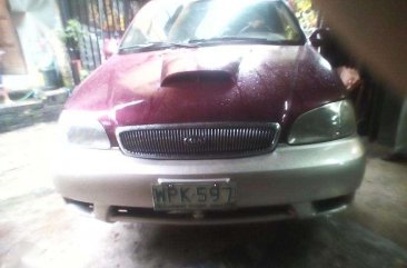 Kia Carnival 2000 Manual Red Van For Sale 