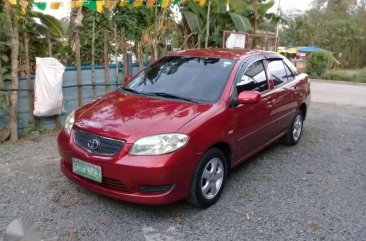 Fresh Toyota Vios E 2004 Manual Red For Sale 