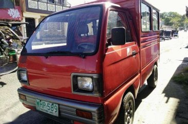 Suzuki Multicab 2000 Manual Red Truck For Sale 