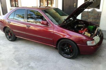 1995 Nissan Sentra Series 3 MT Red Sedan For Sale 