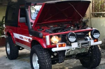 Suzuki Samurai 1.3L 4X4 MT 1993 Red For Sale 