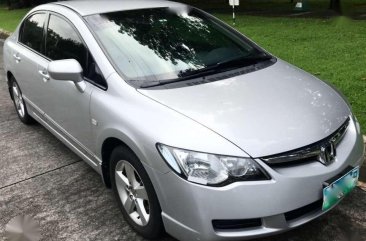 Honda Civic 1.8S AT 2008 Silver Sedan For Sale 