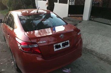 Toyota Vios1.3 E 2015 AT Red Sedan For Sale 