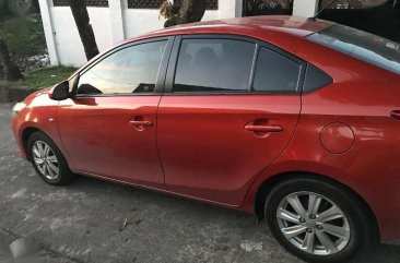 Toyota Vios1.3 E 2015 AT Red Sedan For Sale 