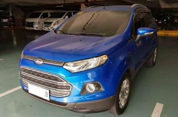 2015 Ford Ecosport 1.5L Gas TITANUM AT Blue For Sale 