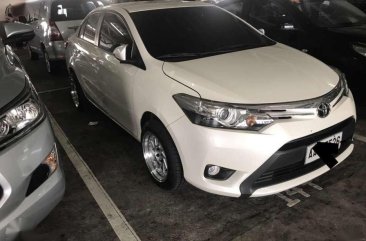 Toyota Vios 1.5G 2014 AT White Sedan For Sale 