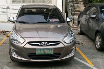 Hyundai Accent 2012 MT Brown Sedan For Sale 