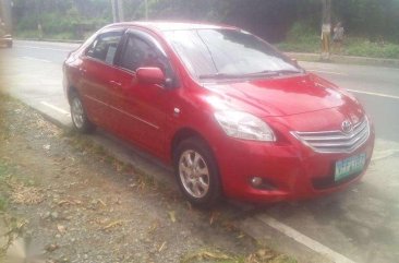 Toyota Vios 1.3E 2011 Automatic Red Sedan For Sale 