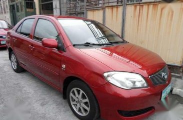 Toyota Vios 1.3 E 2007 Manual Red For Sale 