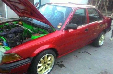 Toyota Corolla Smallbody 1990 MT Red For Sale 