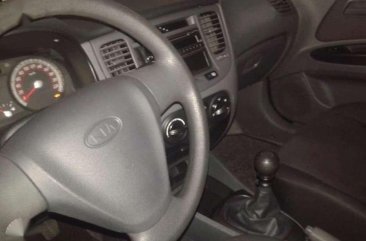 Kia Rio 2010 Manual Silver Sedan For Sale 