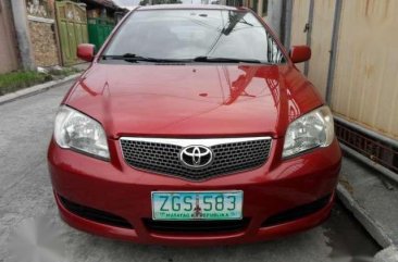 Toyota Vios 1.3 E 2007 Manual Red For Sale 