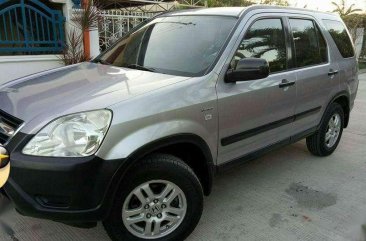 Honda CRV i-VTEC 2003 SIlver SUV For Sale 