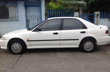 Honda Civic Manual White Sedan For Sale