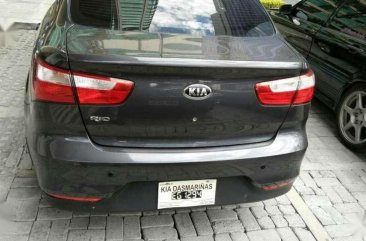 Kia Rio Ex 2016 Gray Sedan Manual Financing Accepted for sale