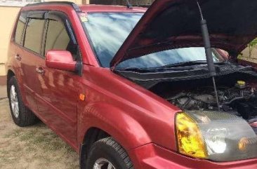 Fresh Nissan X-Trail 2004 AT Red SUV For Sale 