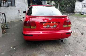 Fresh Honda Civic 1996 MT Red Sedan For Sale 