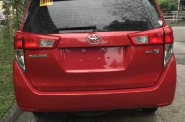 2017 Toyota Innova 2.8E matic red for sale