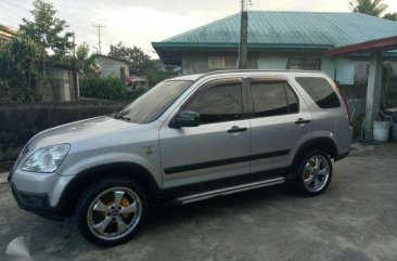 Fresh Honda CRV 2004 Manual Silver For Sale 