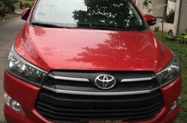 2017 Toyota Innova 2.8E matic red for sale