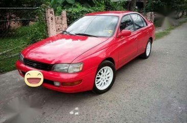 Toyota Corona 1995 Manual Red For Sale 