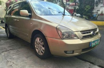 2008 Kia Carnival EX Long Wheel CRDi Golden For Sale 