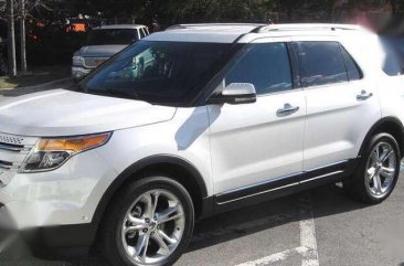 Ford Explorer 2015 2.0 4x2 Gas White For Sale 