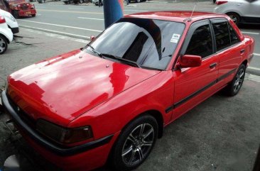 Fresh 1996 Mazda 323 MT Red Sedan For Sale 