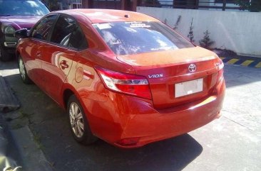  2015 GRAB Toyota Vios E orange MT for sale