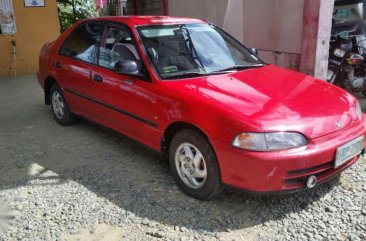 Honda Civic 1995 1.5 LX MT Red Sedan For Sale 