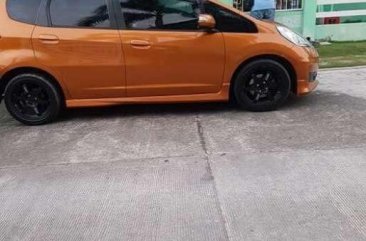 Honda Jazz 2012 Top of d Line Orange For Sale 