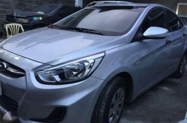 2017 Hyundai Accent Manual Silver For Sale 