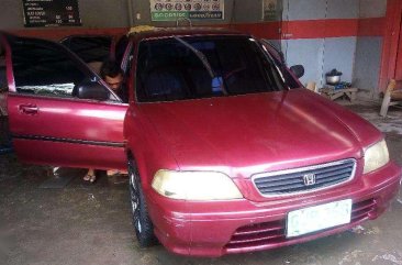 Honda City 98 red for sale