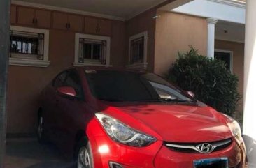 Hyundai Elantra 2013 AT Red Sedan For Sale 