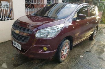 Chevrolet Spin 2014 Diesel Red SUV For Sale 