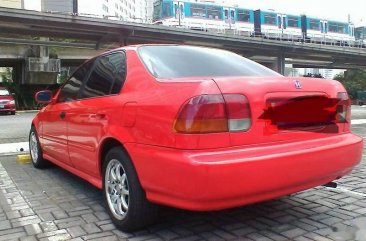 Honda Civic 1996 Gasoline Manual Red for sale