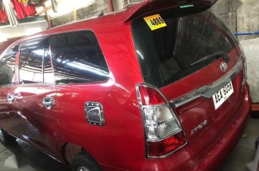 2014 Toyota Innova 2.5 E Variant Manual Red Diesel for sale